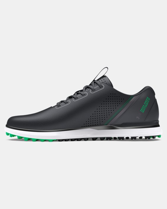 Men's UA Charged Medal Spikeless Golf Shoes in Black image number 1